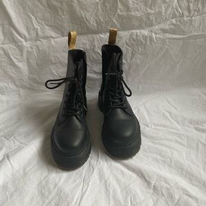 Doc Marten Platform Boots - all black